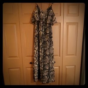 SALE! NWT! Rue21 - Snakeskin Print Long Dress